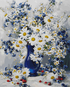 Картины по номерам Белоснежка Любимые цветы 40х50 см 