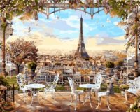 Картина по номерам Парижская терасса