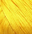 Пряжа для вязания Детская 100% хлопок 100гр/330м  цв. 12 желток