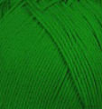Пряжа для вязания Детская 100% хлопок 100гр/330м цв. 480 яркая зелень