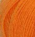 Пряжа для вязания Детский каприз 50%мерин.шерсть+50% фибра цв. 284 оранжевый
