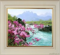 Картины по номерам Альпийская весна 40x50 см