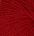 Пряжа для вязания Детский каприз 50%мерин.шерсть+50% фибра цв. 88 красный мак