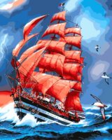 Картины по номерам Парусник "Америго Веспуччи".