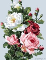 Картина по номерам Розы 40х50 см