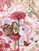 Картина по номерам Маленькая фея в цветах